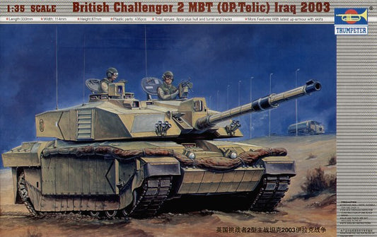 Trumpeter 00323 1:35 British Challenger 2 MBT (Operation Telic) Iraq 2003