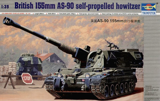 Trumpeter 00324 1:35 AS-90 155mm Self Propelled British Howitzer