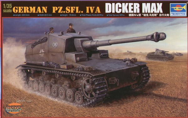 Trumpeter 00348 1:35 10.5cm K.Pz.Sfl.IVa 'Dicker Max'