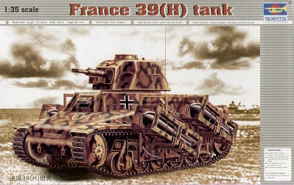 Trumpeter 00352 1:35 French Hotchkiss H-39 with SA38 37mm Gun