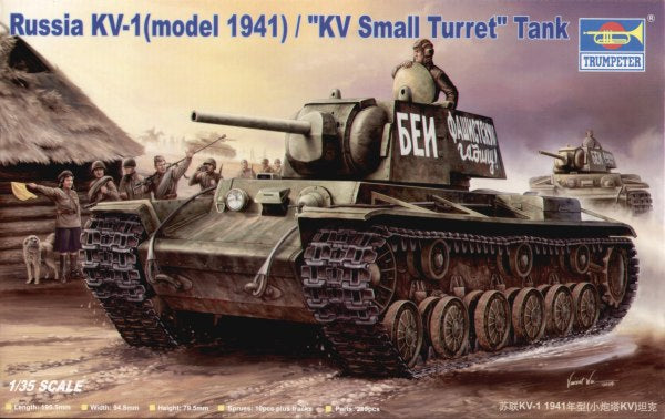 Trumpeter 00356 1:35 Soviet KV-1 Model 1941 Small Turret