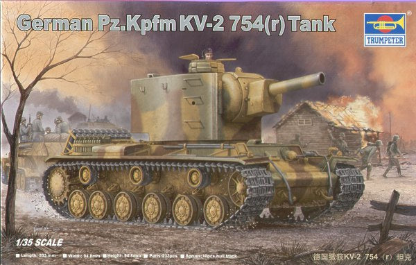 Trumpeter 00367 1:35 Pz.Kpfw KV-2 754(r)