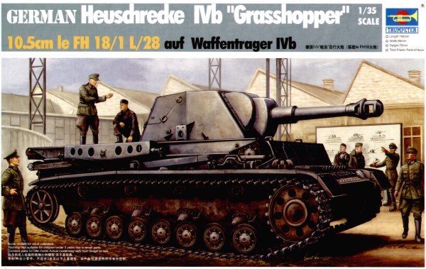 Trumpeter 00373 1:35 Heuschrecke IVb 'Grasshopper' leFH18/1 L28