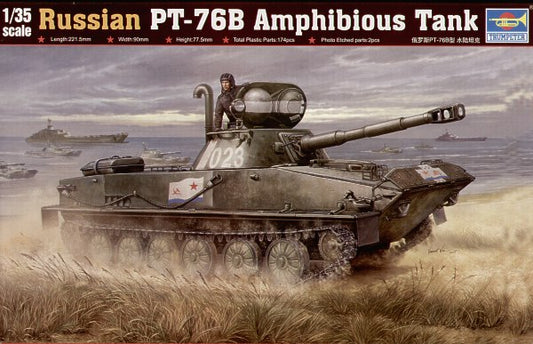 Trumpeter 00381 1:35 Soviet PT-76B Light Amphibious Tank