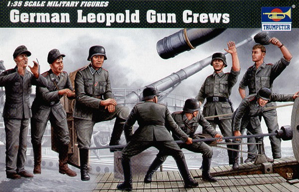 Trumpeter 00406 1:35 28cm K5(E) 'Leopold' Railway Gun Crew