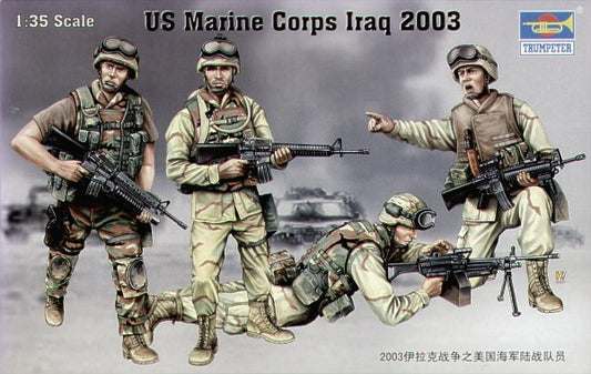 Trumpeter 00407 1:35 U.S. Marines Corps Iraq 2003