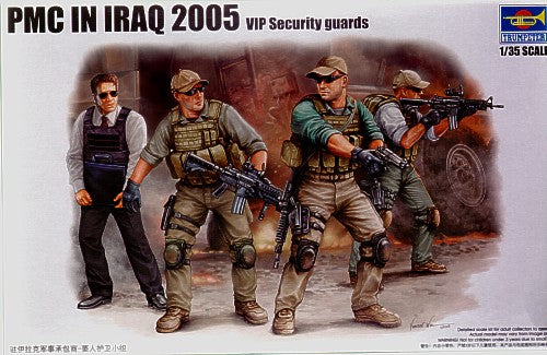 Trumpeter 00420 1:35 PMC in Iraq VIP Security Guards