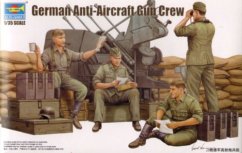 Trumpeter 00432 1:35 German Anti-Aircraft Gun Crew