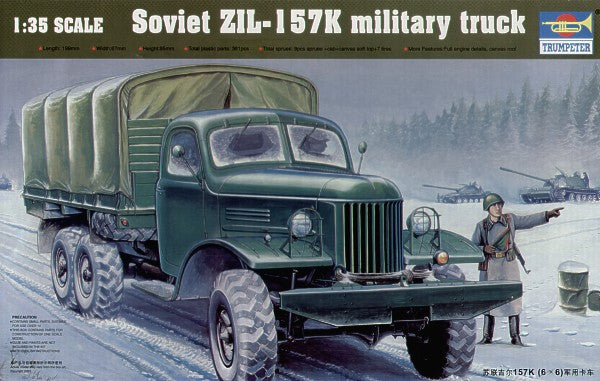 Trumpeter 01003 1:35 Soviet ZIL-157K 6 x 6 Truck