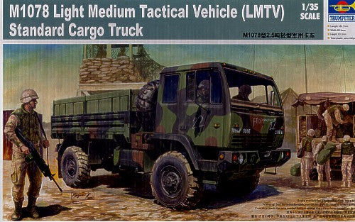 Trumpeter 01004 1:35 M1078 (LMTV) Light Medium Tactical Vehicle Standard Cargo Truck