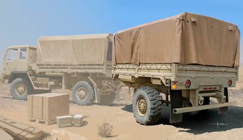 Trumpeter 01010 1:35 M1082 LMTV Trailer (LMTVT)