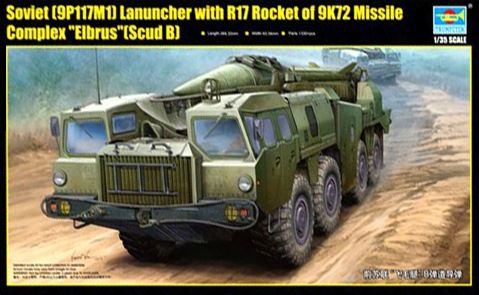 Trumpeter 01019 1:35 Soviet (9P117M1) Launcher with R17 Rocket of 9K72 Missile Complex 'Elbrus' (Scud B)