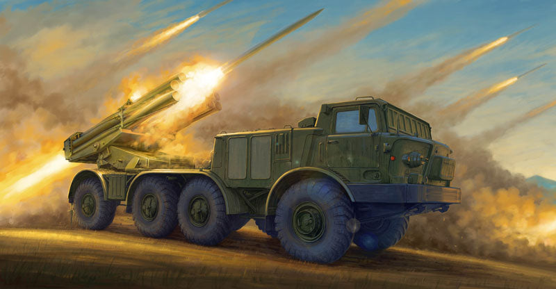 Trumpeter 01026 1:35 Soviet 9P140 TEL of 9K57 Uragan Multiple Launch Rocket System