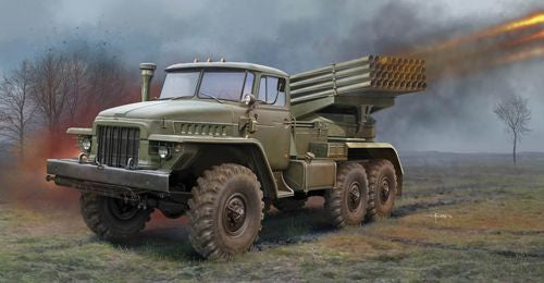 Trumpeter 01028 1:35 Soviet BM-21 Grad Multiple Rocket Launcher