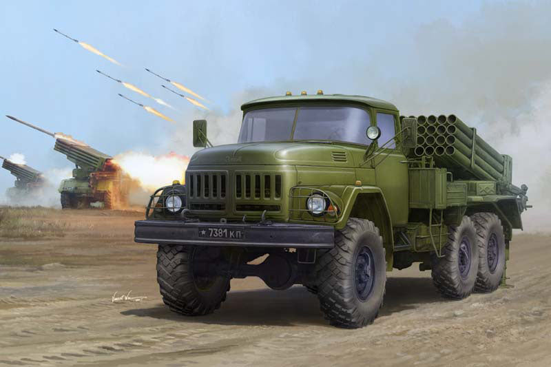 Trumpeter 01032 1:35 Soviet 9P138 GRAD on Zil-131