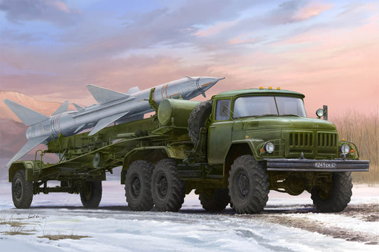 Trumpeter 01033 1:35 Soviet Zil-131B Towing PR-11 SA-2 Guideline