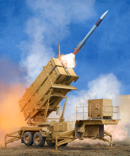 Trumpeter 01040 1:35 U.S. M901 Launching Station w/MIM-104F Patriot SAM System (PAC-3)