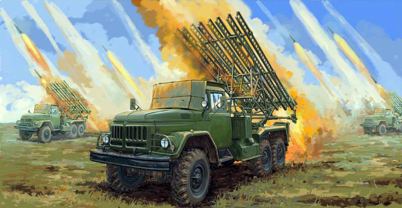 Trumpeter 01062 1:35 Soviet 2B7R Multiple Rocket Launcher BM-13 NMM