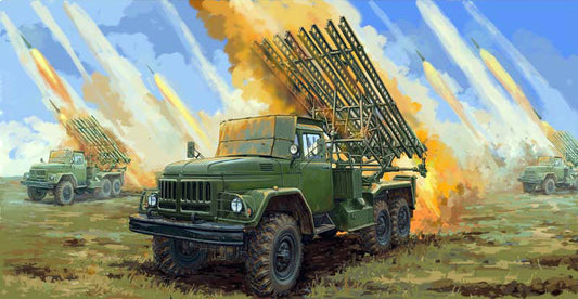 Trumpeter 01062 1:35 Soviet 2B7R Multiple Rocket Launcher BM-13 NMM