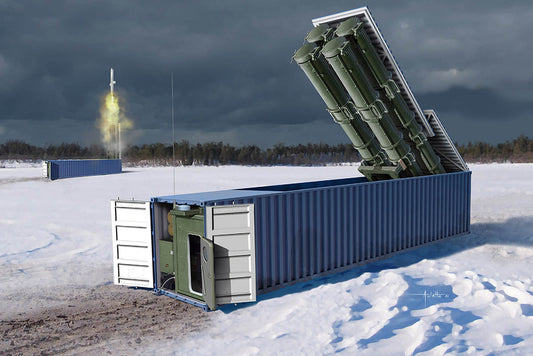 Trumpeter 01077 1:35 3M54 Club-K in 40ft Container Russian Container Missile System