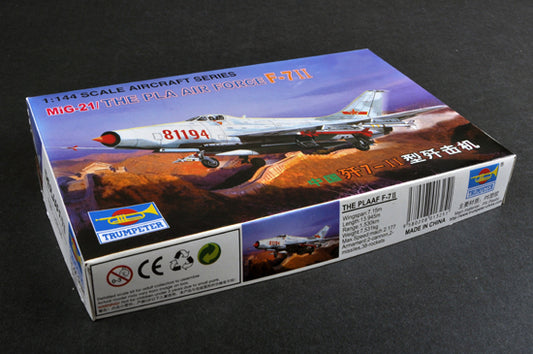 Trumpeter 01325 1:144 Mikoyan MiG-21 / THE PLA AIR FORCE F-7II