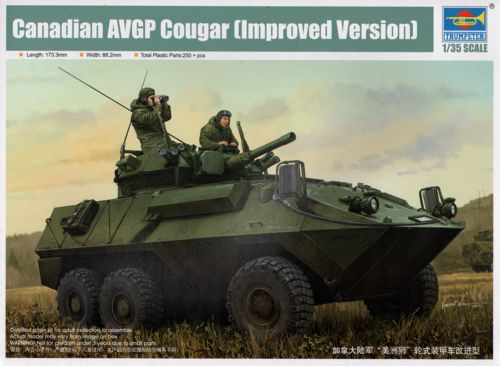 Trumpeter 01504 1:35 Canadian Cougar 6x6 AVGP (Improved Version)