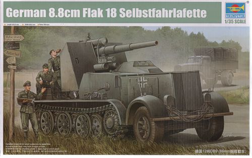 Trumpeter 01585 1:35 Flak 18 88mm Selbstfahrlafette