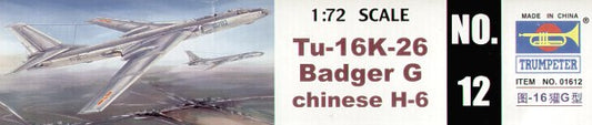 Trumpeter 01612 1:72 Tupolev Tu-16K-26 Badger G/Chinese H-6