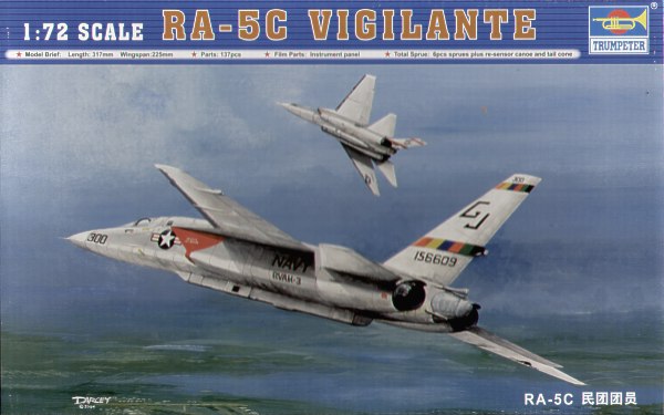 Trumpeter 01616 1:72 North-American RA-5C Vigilante