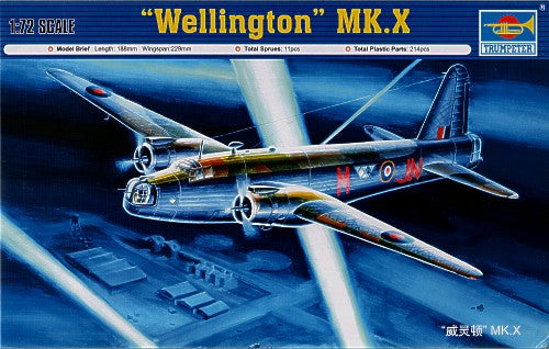 Trumpeter 01628 1:72 Vickers Wellington Mk.X