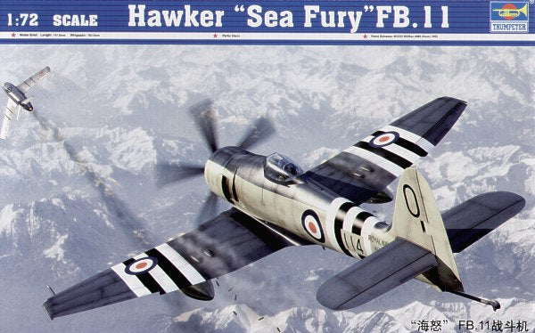 Trumpeter 01631 1:72 Hawker Sea Fury FB.11