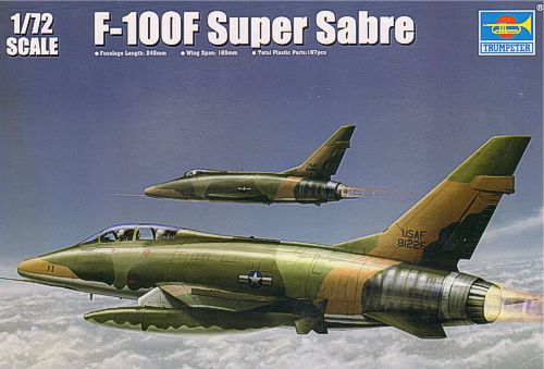 Trumpeter 01650 1:72 North-American F-100F Super Sabre