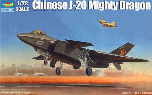 Trumpeter 01663 1:72 Chengdu J-20 Chinese Mighty Dragon Fighter