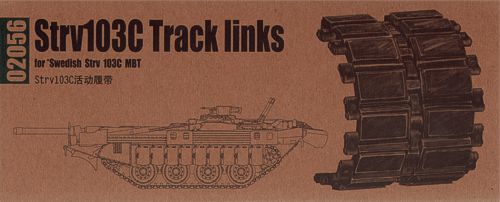 Trumpeter 02056 1:35 Swedish Strv.103C Late Track Links