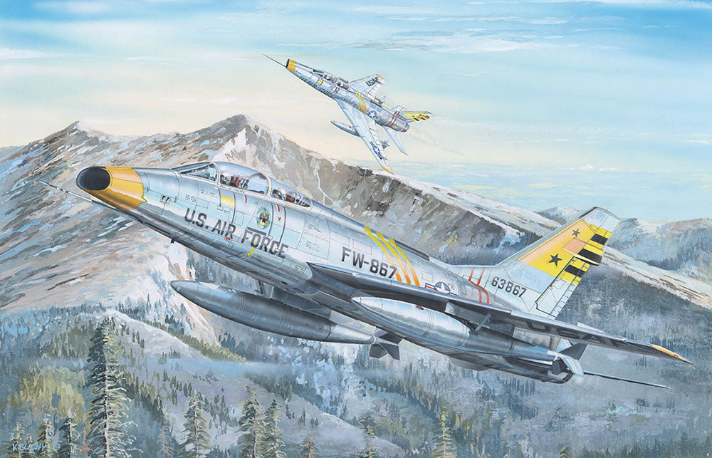 Trumpeter 02246 1:32 North-American F-100F Super Sabre