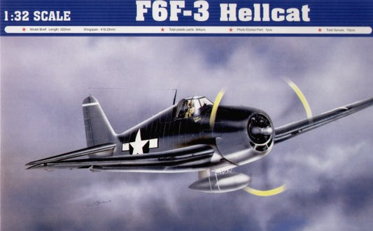 Trumpeter 02256 1:32 Grumman F6F-3 Hellcat