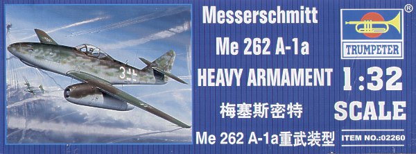 Trumpeter 02260 1:32 Messerschmitt Me-262A-1a