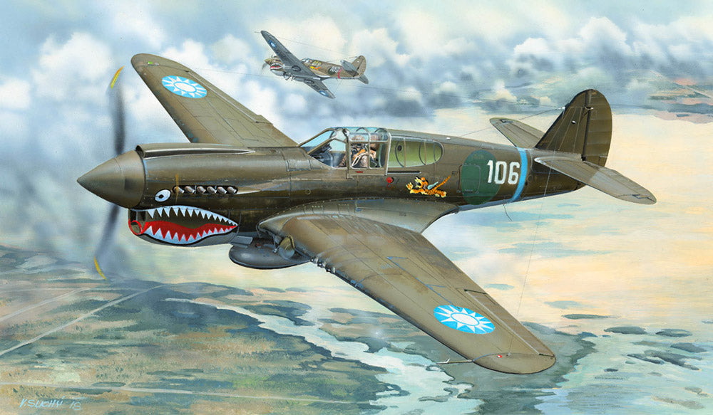 Trumpeter 02269 1:32 Curtiss P-40E Kittyhawk