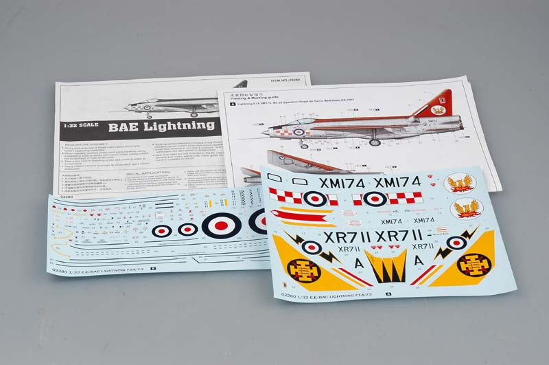 Trumpeter 02280 1:32 BAC/EE Lightning F.1A/F.3