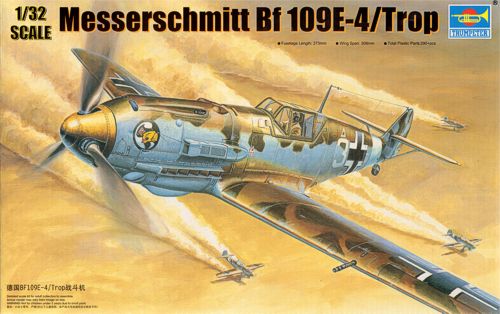 Trumpeter 02290 1:32 Messerschmitt Bf-109E-4 Tropical Version