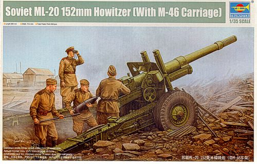 Trumpeter 02324 1:35 Soviet ML-20 152mm Howitzer with M-46 Carriage