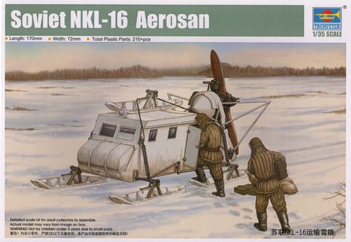 Trumpeter 02337 1:35 Soviet Aerosan NKL-16 Soviet Armoured Aerosled