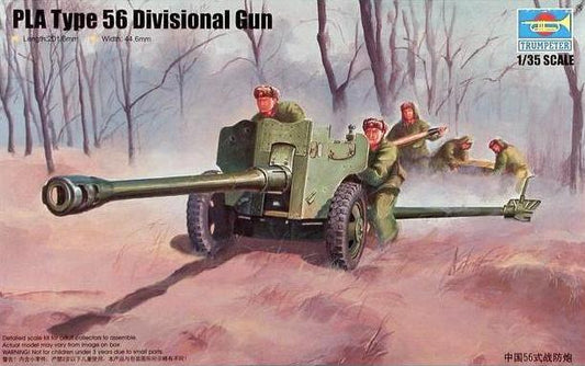 Trumpeter 02340 1:35 Chinese Type 56 Divisional Field Gun