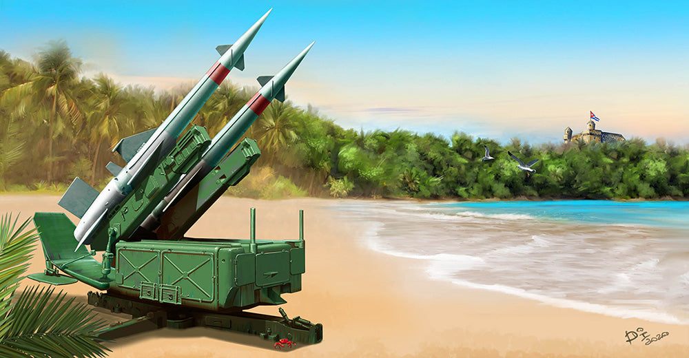 Trumpeter 02353 1:35 Soviet 5P71 Launcher with 5V27 Missile Pechora (SA-3B Goa) Rounds Loaded