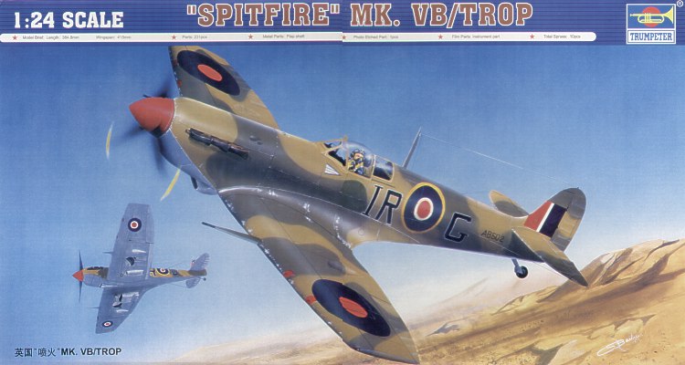 Trumpeter 02412 1:24 Supermarine Spitfire Mk.Vb Tropical