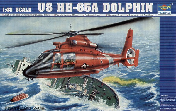 Trumpeter 02801 1:48 US Eurocopter HH-65A Dolphin