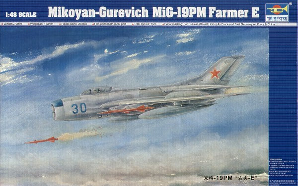 Trumpeter 02804 1:48 Mikoyan MiG-19PM Farmer E