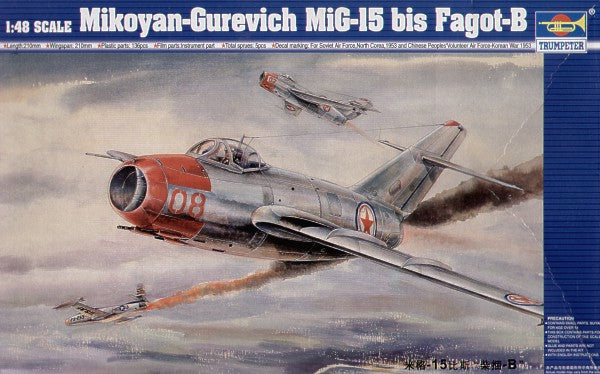 Trumpeter 02806 1:48 Mikoyan MiG-15bis Fagot-B