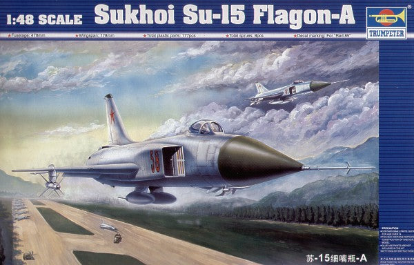 Trumpeter 02810 1:48 Sukhoi Su-15 Flagon A