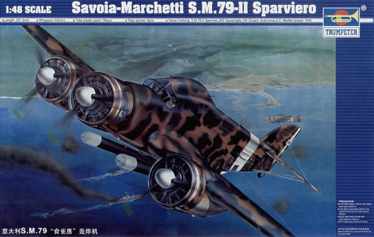 Trumpeter 02817 1:48 Savoia-Marchetti S.M.79-II Sparviero